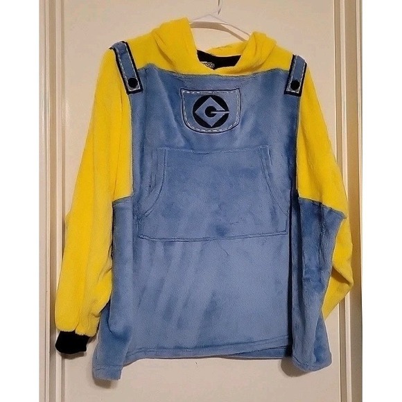 Universal Other - Despicable Me Minions Fleece Hoodie Wearable Blanket Youth Size OSFM
